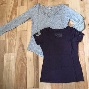Lucky long sleeve & Grunt Style short sleeve S & M